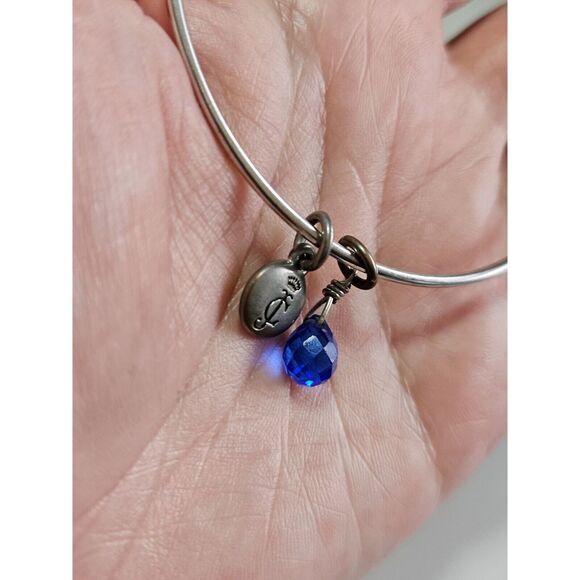 Juicy Couture silver tone bangle bracelet - Picture 1 of 9